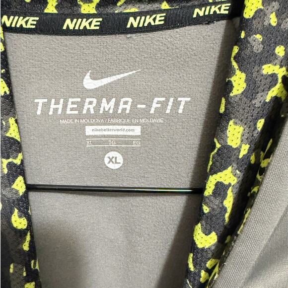 Nike KO Wetland Camo Therma-FIT Pullover Hoodie Gray Black Men’s XL - Picture 5 of 11